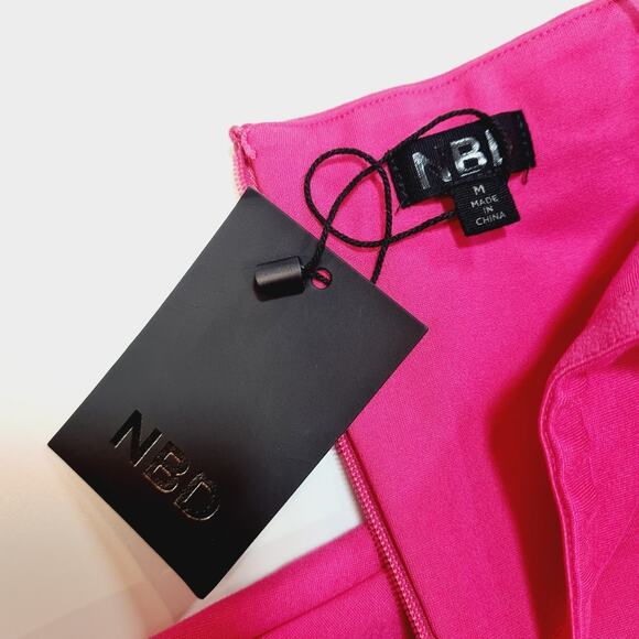 NBD Amaara Midi Dress in Fuchsia Medium - Picture 8 of 12